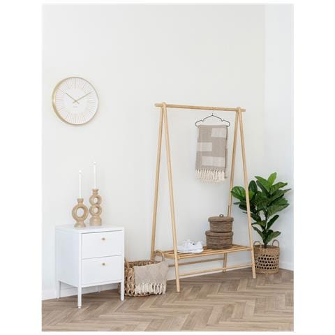 Comodino Dalby-bianco-metallo-40x40x60 Cm - Foto 6