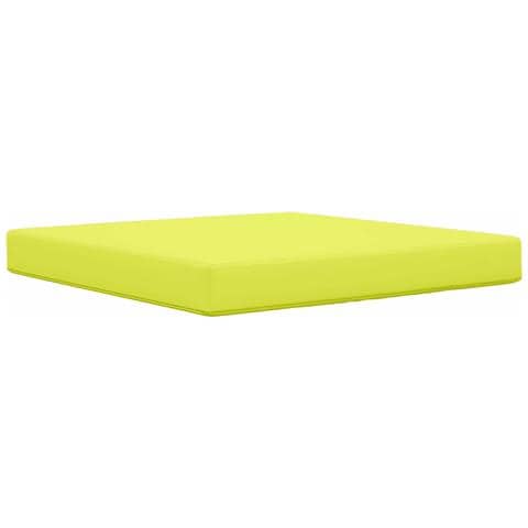 Cuscino per divano da esterno Verde 80 x 80 x 8 cm Poliestere - Foto 1