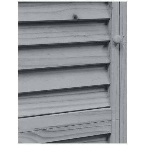 Capanno da Giardino Grigio 59 x 56 x 176 cm - Foto 9