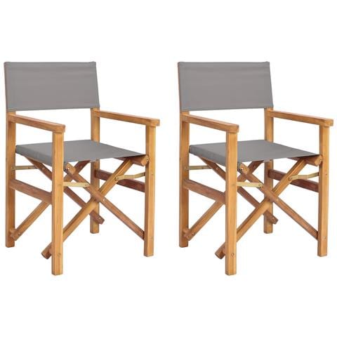 Sedia da pranzo Marrone e Grigio Chiaro 56 x 54 x 87 cm - Foto 1