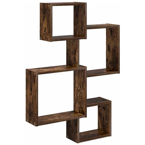 Mensole Cubo da Parete A parete Marrone 64 x 13,5 x 91,5 cm - Foto 1