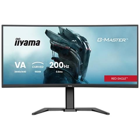 G-MASTER GCB3484WQSU-B2 34IN PRO-GAMING 0.4MS VA LCD 3440X144 Monitor PC 86,4 cm (34") 3440 x 1440 Pixel UltraWide Quad HD Nero - Foto 1