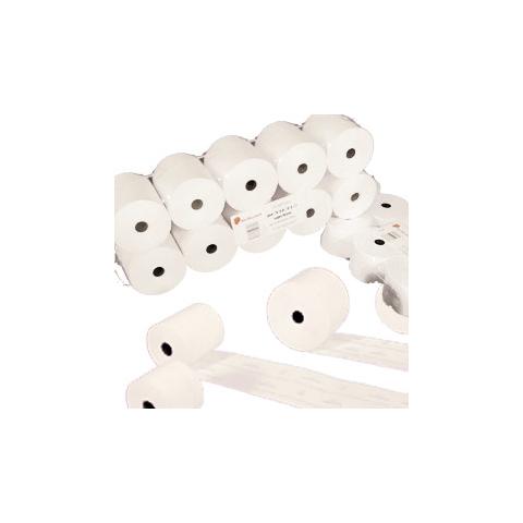 blister 12 rotoli carta termica 57mmx10mt ø30mm foro 6mm senz'anima - Foto 1