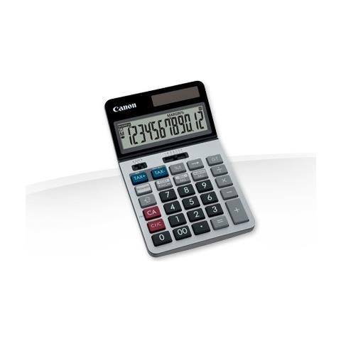 Calcolatrice da Tavolo con Batteria CR2016 Argento Plastica 9405B001 - Foto 2