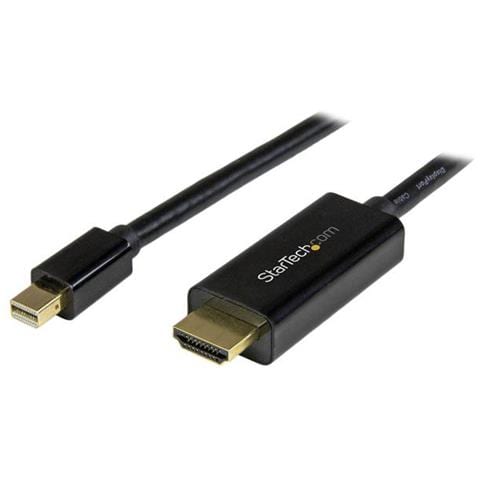 Cavo convertitore adattatore DisplayPort a HDMI con cavo integrato - mDP a HDMI da 2m - 4K - Foto 1