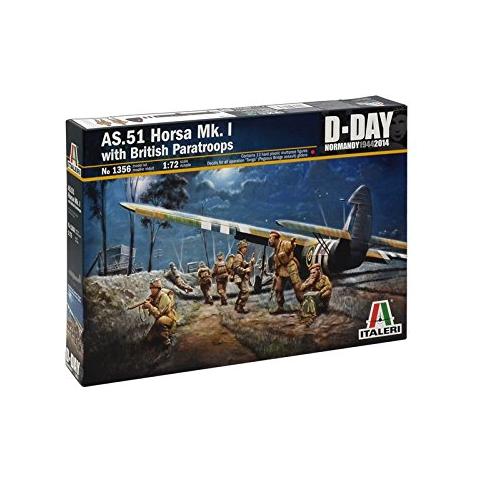 It1356 As 51 Horsa Mk. i W / british Paratroopers Kit 1:72 Modellino - Foto 1