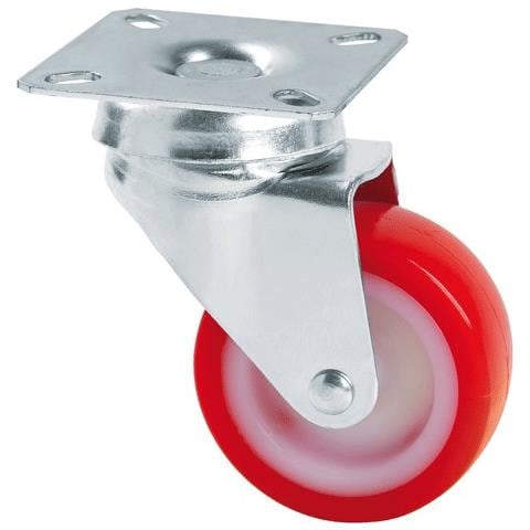 RUOTA PER MOBILI ART. 235 - à¸ 50 - piastra mm 40 x 40 - Foto 1