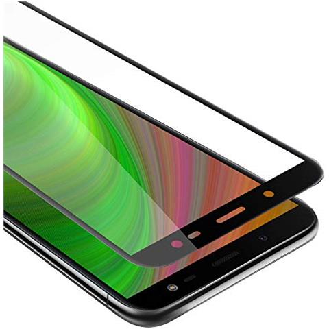 Pellicola Armatura A Schermo Intero Compatibile Con Samsung Galaxy J8 2018 In Trasparente Con Nero - Vetro Temperato (tempered) Di Protezione Del Display In Durezza 9h Con 3d Touch - Foto 1
