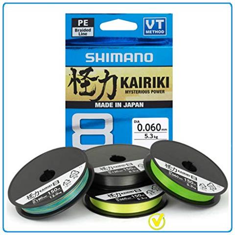 Kairiki 8, 300 Meter, Giallo, 0.280mm / 29.3kg, Filo Da Pesca Intrecciato, 59wpla68r38 - Foto 1