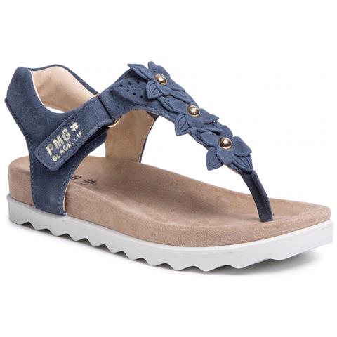 PRIMIGI - 5388211 Sandali Infradito Fiori Blu Bambina Pelle Blu 35 - ePRICE