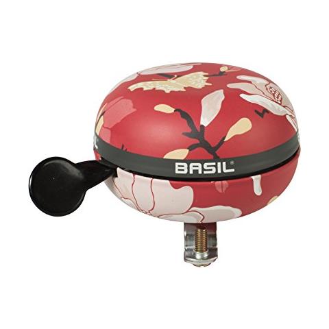 Big Bell Magnolia Campanello Per Bicicletta, Unisex, 50480, Rosso Papavero, 80 Mm - Foto 1