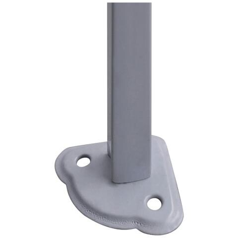 Gazebo Professionale Pieghevole 4 Pareti 2x2m Acciaio Antracite - Foto 10