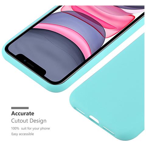 Custodia Compatibile Con Apple Iphone 11 (xi) In Candy Blu - Coperchio Protettivo In Silicone Tpu Flessibile - Foto 11