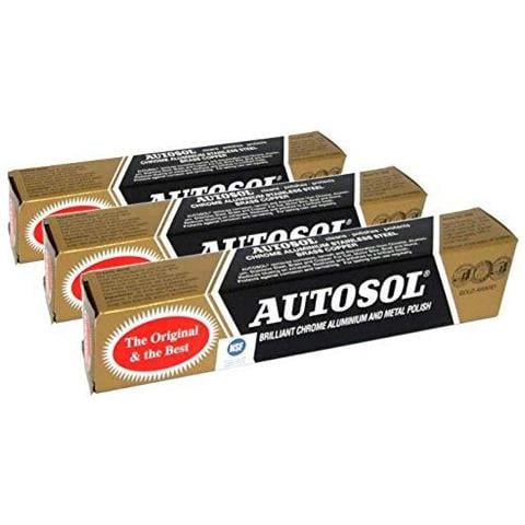 3pk Metal Polish (75ml X3) Per Chrome Alluminio Acciaio Inossidabile Ottone Rame Ecc - Foto 1