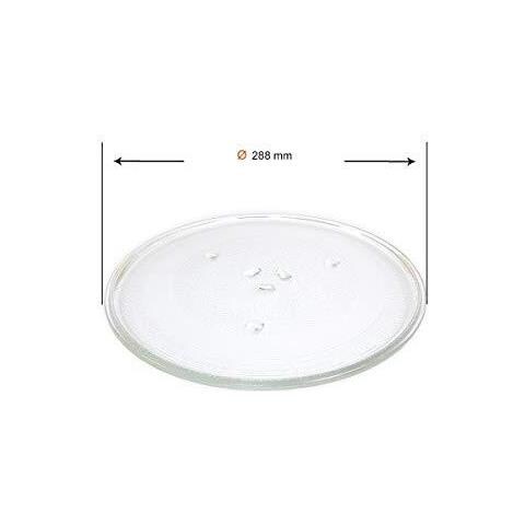 Piastra Recamania Piattaforma Microonde Vetro. Genuine Codice De7420102d - 288 Millimetri - Foto 2