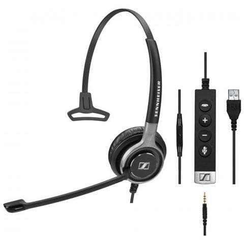 SC 635 USB Monofonico Padiglione auricolare Nero, Grigio cuffia e auricolare - Foto 1