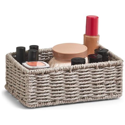 Cestino Portaoggetti, Colore Bianco - 2 Pezzi Inclusi, Zeller - Foto 7