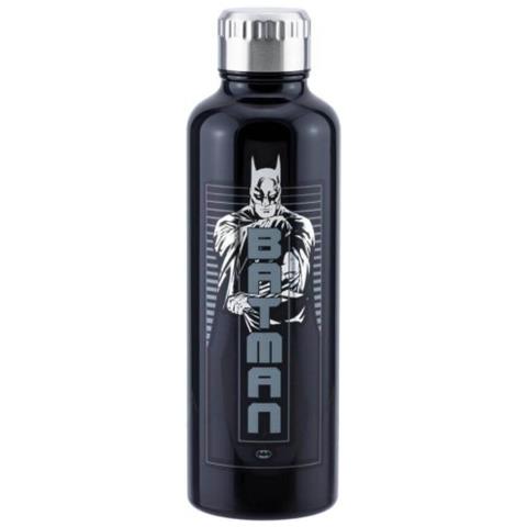 Borraccia In Metallo Batman E Joker - Batman Metal Water Bottle - Termica A Doppia Parete In Acciaio 500 Ml - Paladone - Foto 1