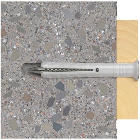 50351 ancoraggio a vite e tassello 100 pz Kit di viti e tasselli a muro 40 mm - Foto 5