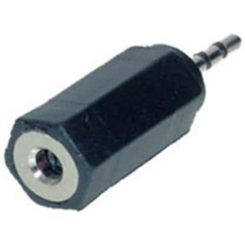 Basic-s Audioadapter 2,5 Mm Klinkenstecker - 3,5 Mm Klinkenkupplung, Stereo, Im Polybeutel Mit Euro- (bs5702 - Foto 1