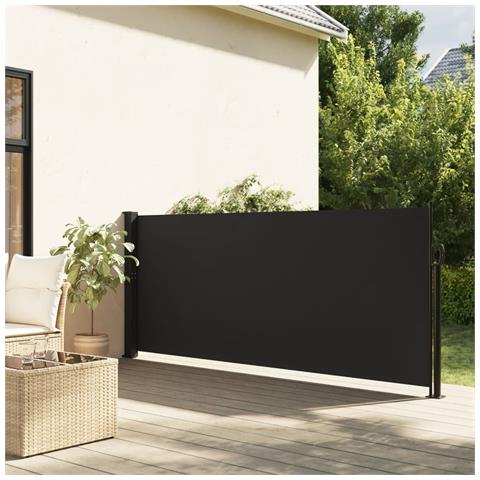 Tenda Da Sole Laterale Retrattile Nera 140x300 Cm - Foto 1