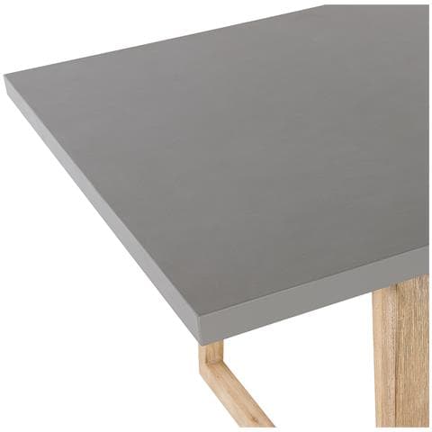 Tavolo Da Giardino Cemento Grigio 180 X 90 Cm Oria - Foto 2
