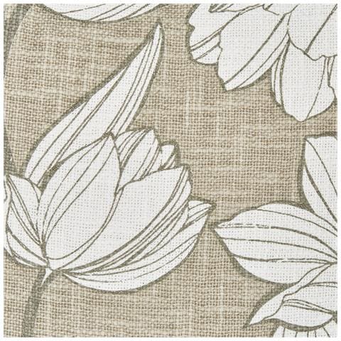 Set Di 2 Cuscini Cyanotis Cotone 45 X 45 Cm Verde Trama Floreale - Foto 2