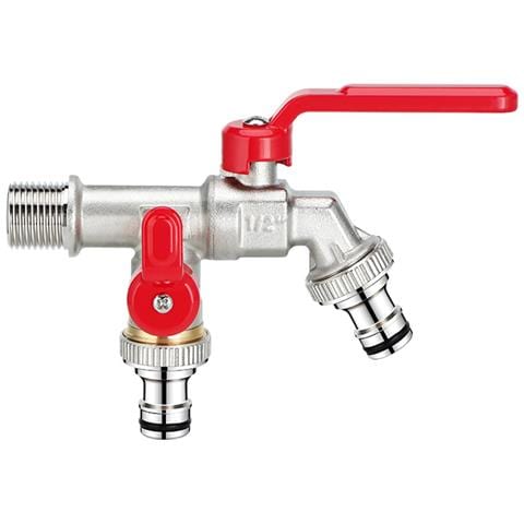 Rubinetto Acqua Antigelo - Rubinetto Da Esterno Con Doppia Uscita - Foto 1