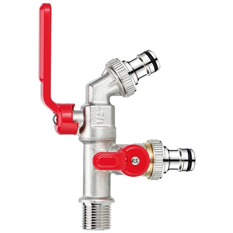 Rubinetto Acqua Antigelo - Rubinetto Da Esterno Con Doppia Uscita - Foto 2