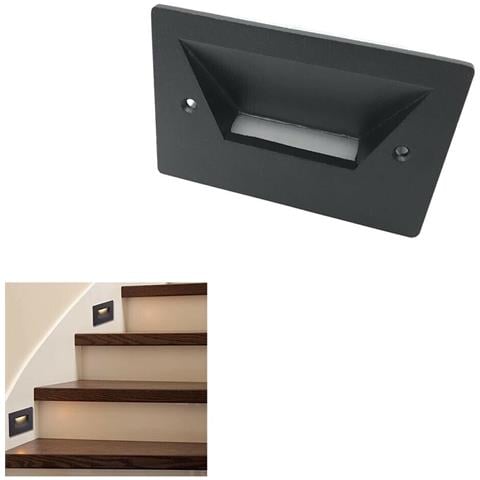 Segnapasso Led Faretto 3 W Luce Naturale Segnapassi Da Muro Scale Giardino Es49 - Foto 1
