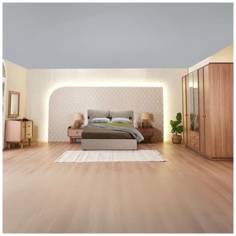 Camera Da Letto Natura Colore Rovere Miele Effetto Vimini - Foto 1