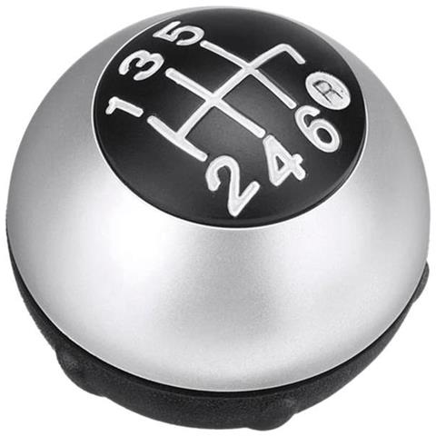 Pomello Cambio 6 Velocità Fiat 500 07> Argento Opaco - Foto 1