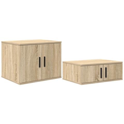Mobile da deposito Rovere Sonoma 127x41x40 cm Legno ingegnerizzato - Foto 1