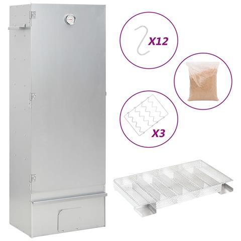 Forno Affumicatore BBQ Generatore Fumo Freddo Acciaio Zincato - Foto 1