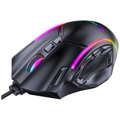Mouse Da Gioco Cablato Rgb: Alta Precisione, 12 Pulsanti Programmabili, Illuminazione Personalizzabile - Foto 1