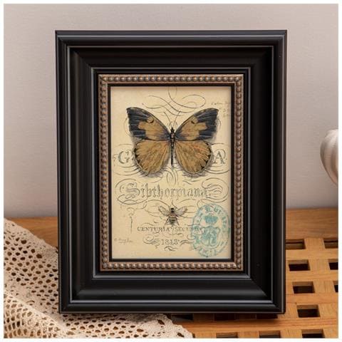 Cornice Portafoto Vintage Argento Nero In Resina - Espositore Retro Per Tavolo E Parete 12 Pollici - Foto 2