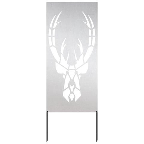 Pannello Decorativo da Giardino Argento 50 x 140 cm - Foto 1