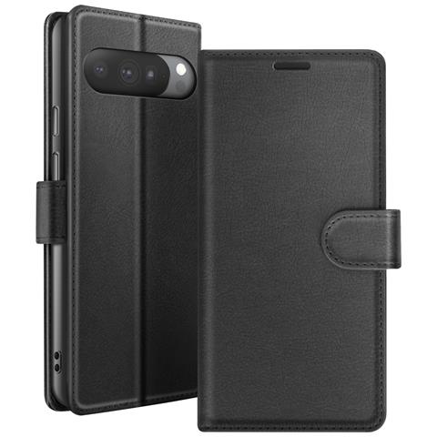 Custodia A Portafoglio Per Google Pixel 10 / Pixel 10 Pro Con Supporto, Nero - Foto 1