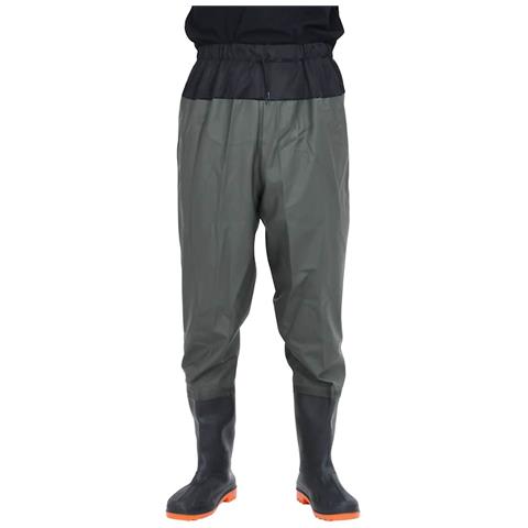 Wader da Pesca alla Vita con Stivali Verde Scuro Taglia 43 - Foto 2