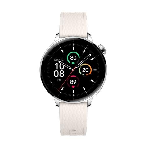 Watch 3 43mm 3,35 cm (1.32") AMOLED Digitale 466 x 466 Pixel Touch screen Argento, Titanio Wi-Fi GPS (satellitare) - Foto 1