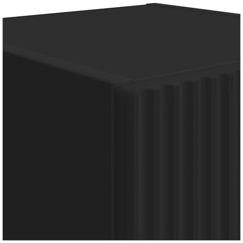 Mobile TV da parete Nero 30 x 31 x 60 cm Legno multistrato - Foto 9