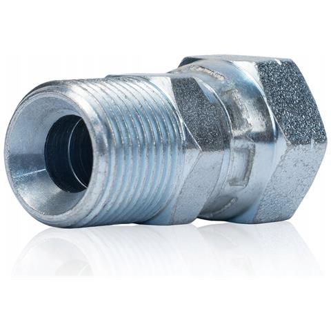 Connettore Girevole Per Prolunga Tubo Alta Pressione - Acciaio Inox, 400 Bar | Filettatura 1/4"" Su 3/8"" | Uso Industriale Verniciatura - Foto 3