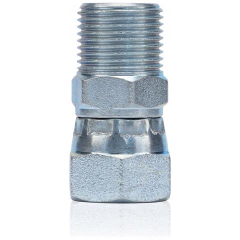 Connettore Girevole Per Prolunga Tubo Alta Pressione - Acciaio Inox, 400 Bar | Filettatura 1/4"" Su 3/8"" | Uso Industriale Verniciatura - Foto 1