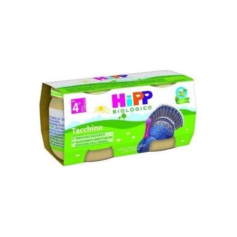 Hipp Bio Omogeneizzato Tacchino 2 Pezzi da 80 g - Foto 1