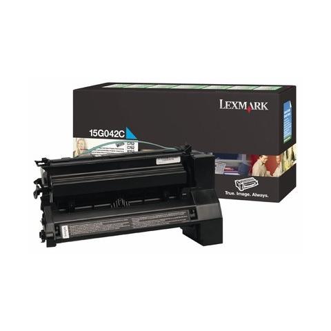 15G042C Toner Originale Ciano per Lexmark C752 Capacità 15000 Pagine - Foto 1