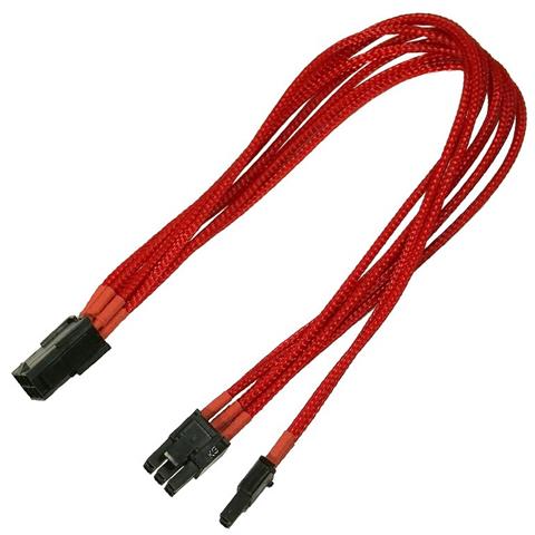 900300023 6+2-pin PCI-E 6-pin PCI-E Rosso cavo di interfaccia e adattatore - Foto 1
