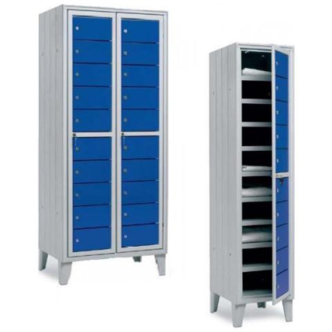 Casellario ispezionabile con apertura centralizzata a 20 vani cm 80 x 50 x 180h - Monoblocco - Foto 1