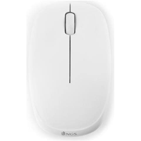 Mouse Ottico Wireless 1200dpi Con 2 Tasti + Rotella Scorrimento Colore Bianco - Foto 1
