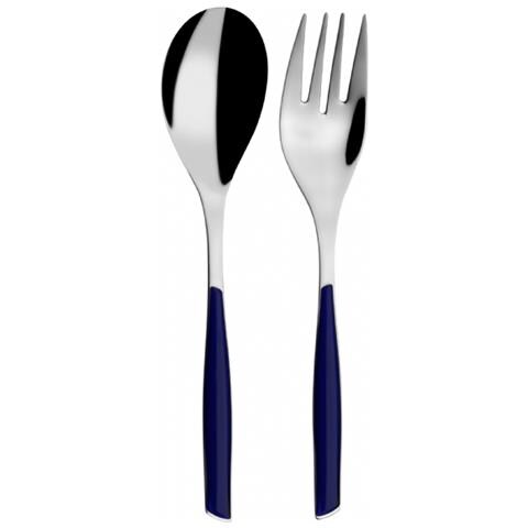 Servizio Posate 2pz. A Servire ""glamour"" Blu Notte - Foto 2