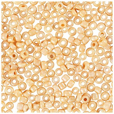 Perline Rocaille, Misura 15/0, Dimensione Del Foro 0,5-0,8, Pesca Chiaro, 25 G - Foto 1